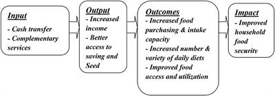 Impacts of urban safety net on income, food expenditure and intake capacity of poor households in Addis Ababa city, Ethiopia, 2021